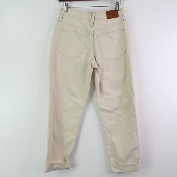 J. Crew Slouchy Boyfriend Jean in Ecru Size 24 - Picture 3 of 9